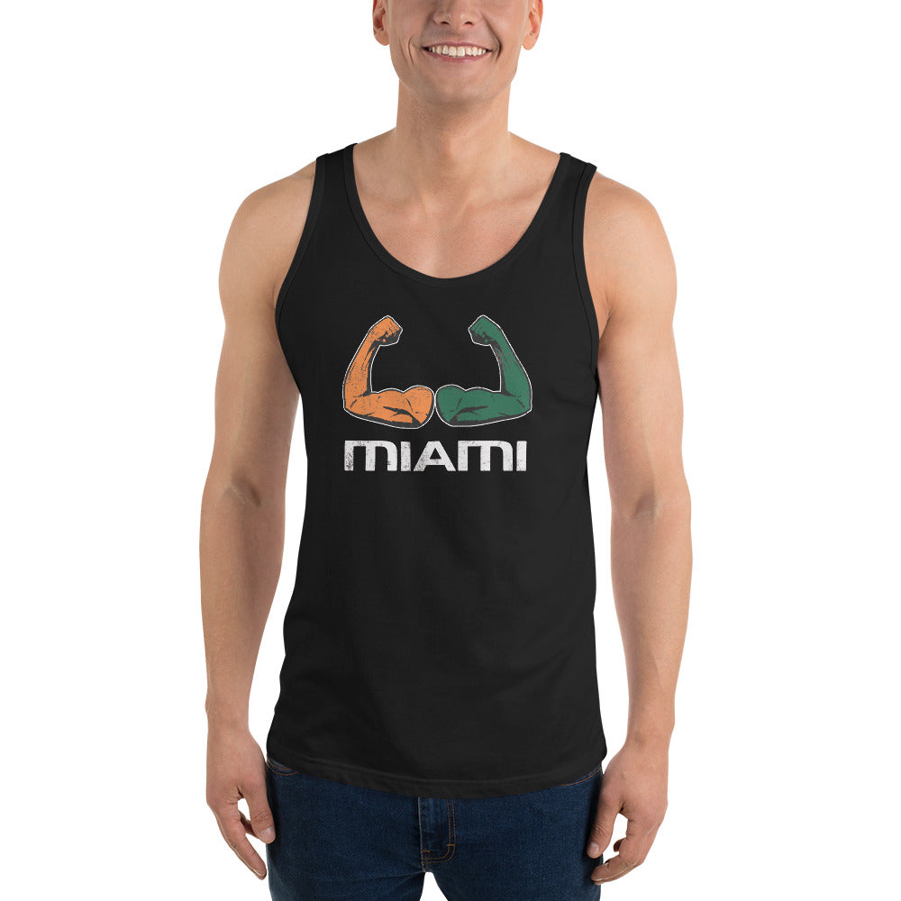 Miami Native 305 Area Code College Football Fan Unisex Tank Top