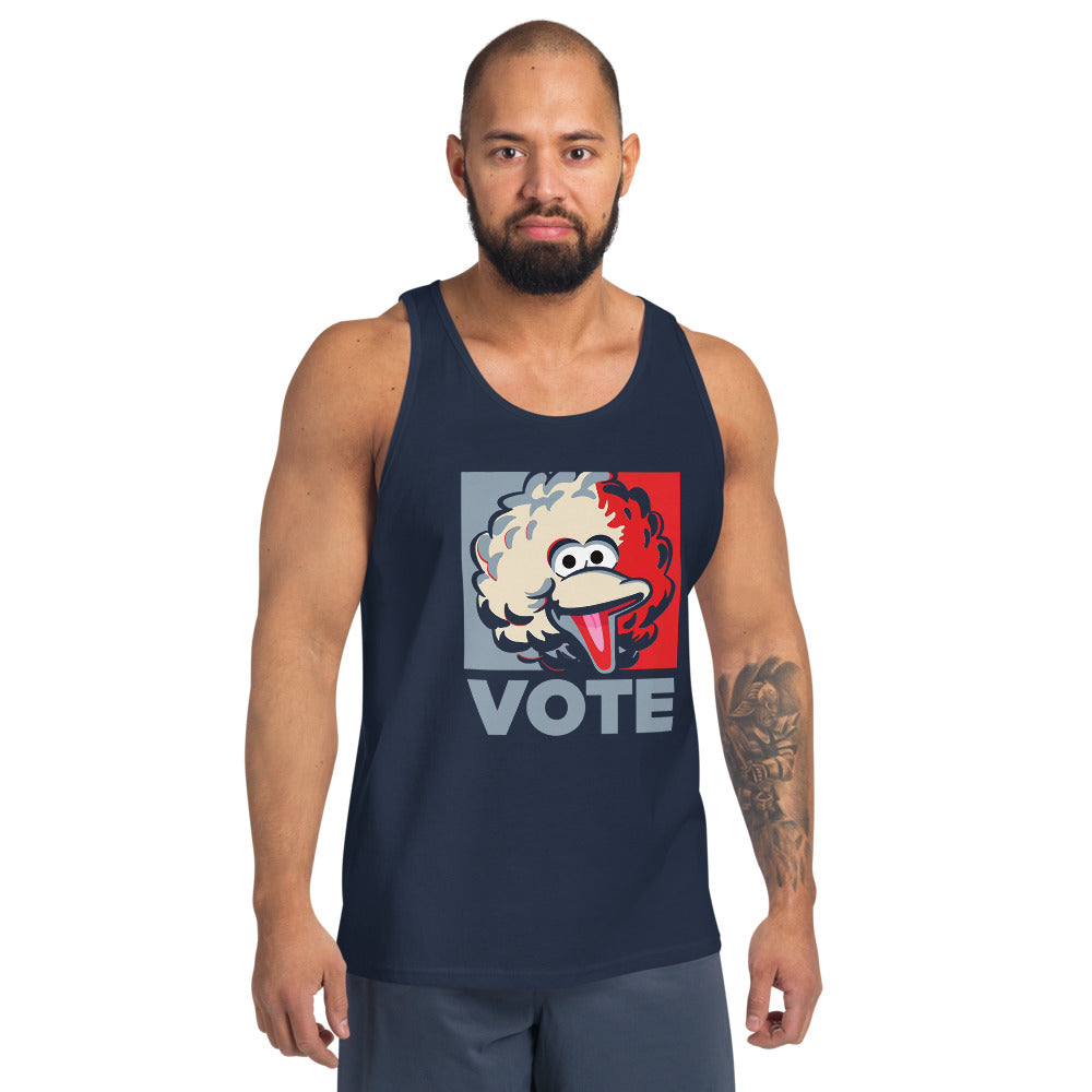 Pro Vaccination Funny Bird COVID Joke Democrat Politics Unisex Tank Top