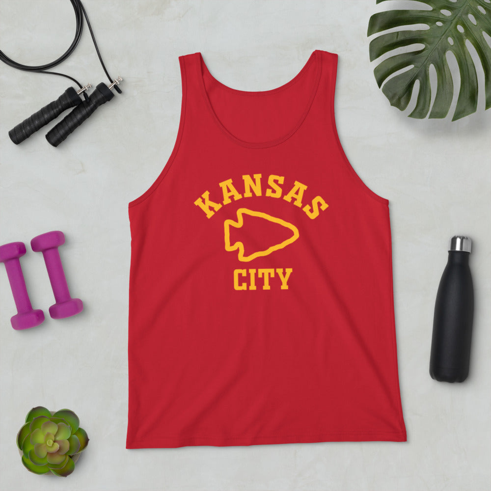 Indian Chief Nation Football Fan Unisex Tank Top