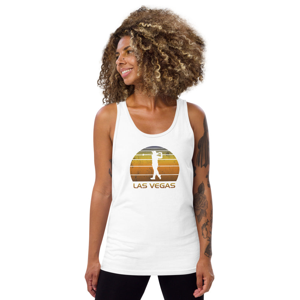 Las Vegas Golf Fan Golfer Unisex Tank Top