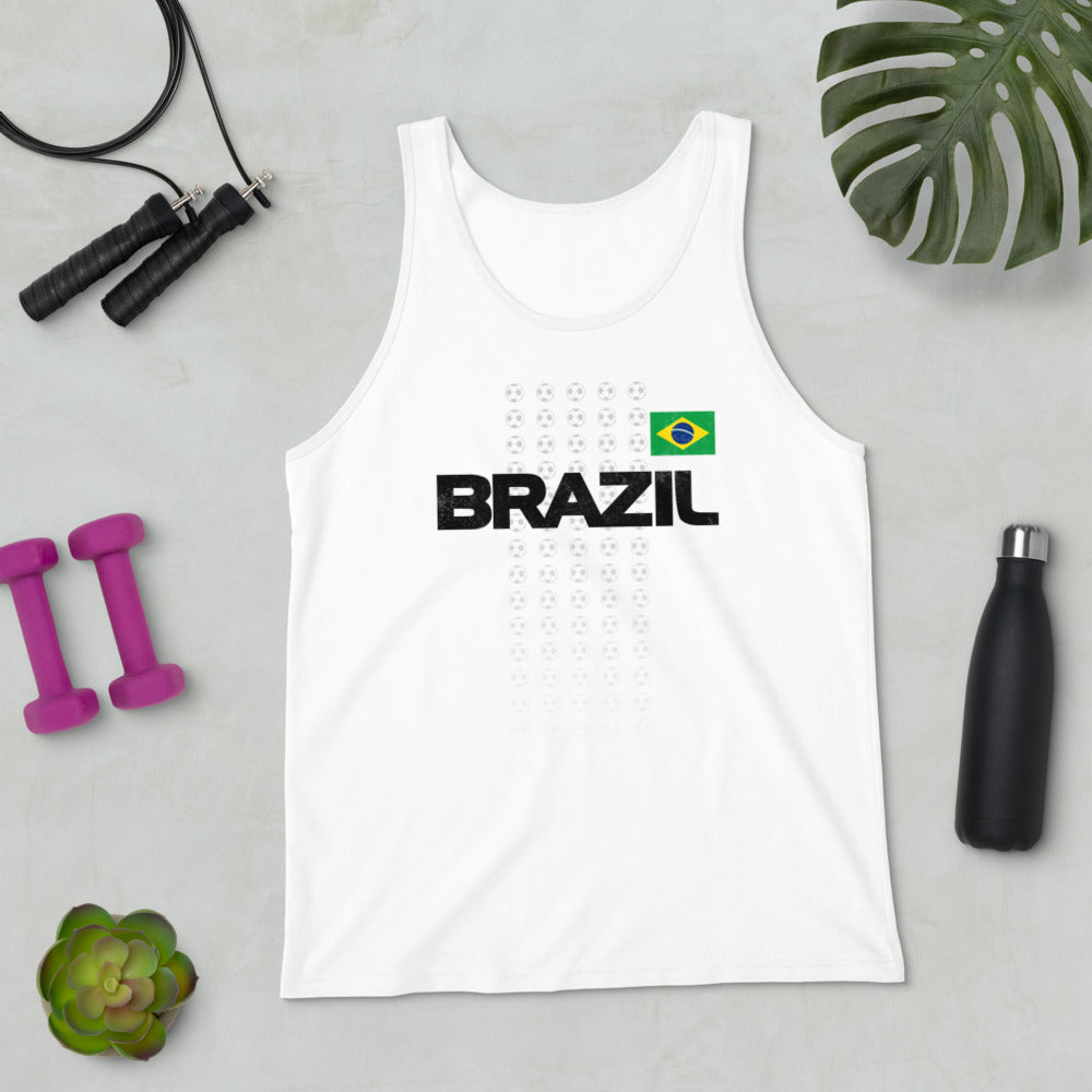 Brazil National Soccer Football Team Brazilian Fan Unisex Tank Top