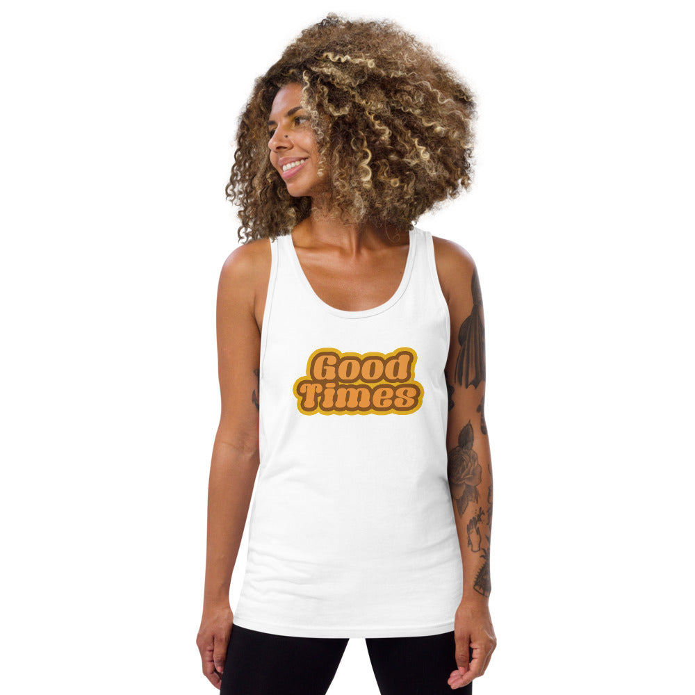 Funny Old School 70s 1970s Slogan Humorous Unisex Tank Top