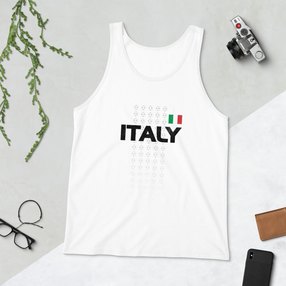 Italy National Soccer Football Italian Fan Unisex Tank Top