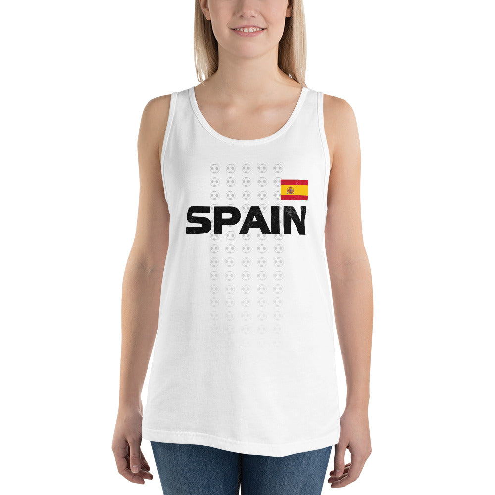 Spanish National Soccer Football Team Espana Spain Fan Unisex Tank Top