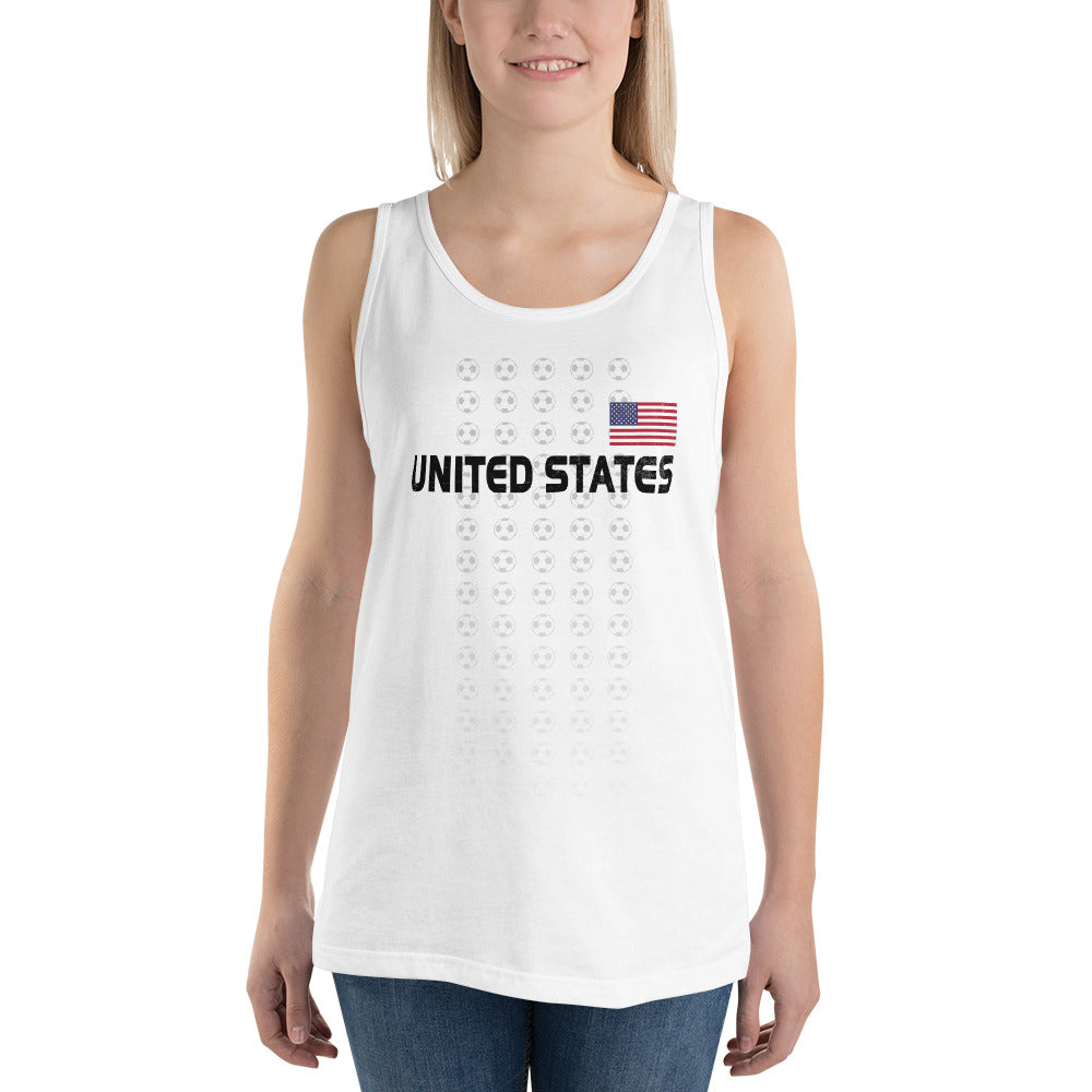 USA National Soccer Football Team American United States Fan Unisex Tank Top