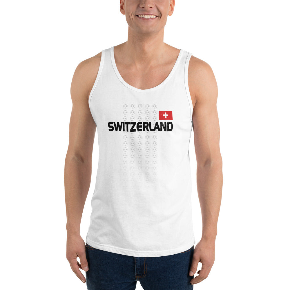 Swiss National Soccer Football Team Switzerland Fan Unisex Tank Top