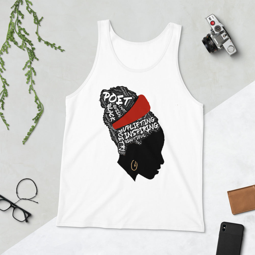 Amanda Gorman The Hill We Climb Poem 2021 Presidential Inauguration Souvenir Unisex Tank Top
