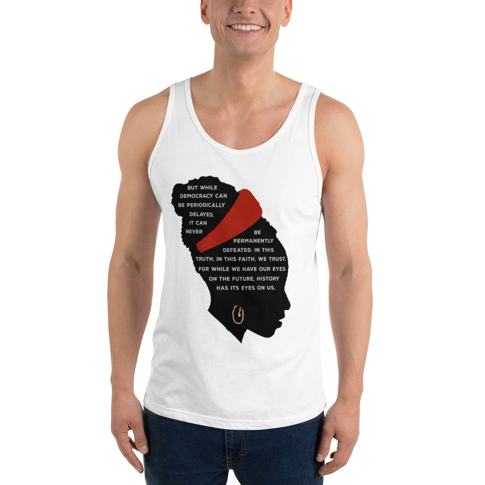 Amanda Gorman The Hill We Climb Poem 2021 Presidential Inauguration Souvenir Unisex Tank Top