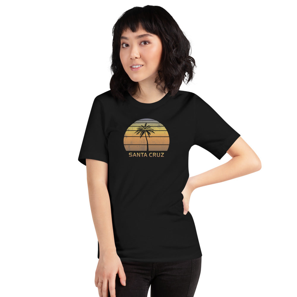 Vintage Santa Cruz California Beach Sunset Unisex T-Shirt