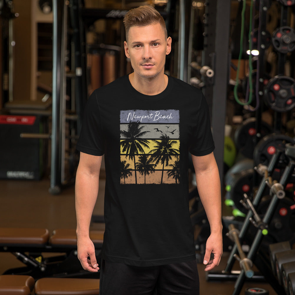 Retro Newport Beach California Vacation Souvenir Unisex T-Shirt