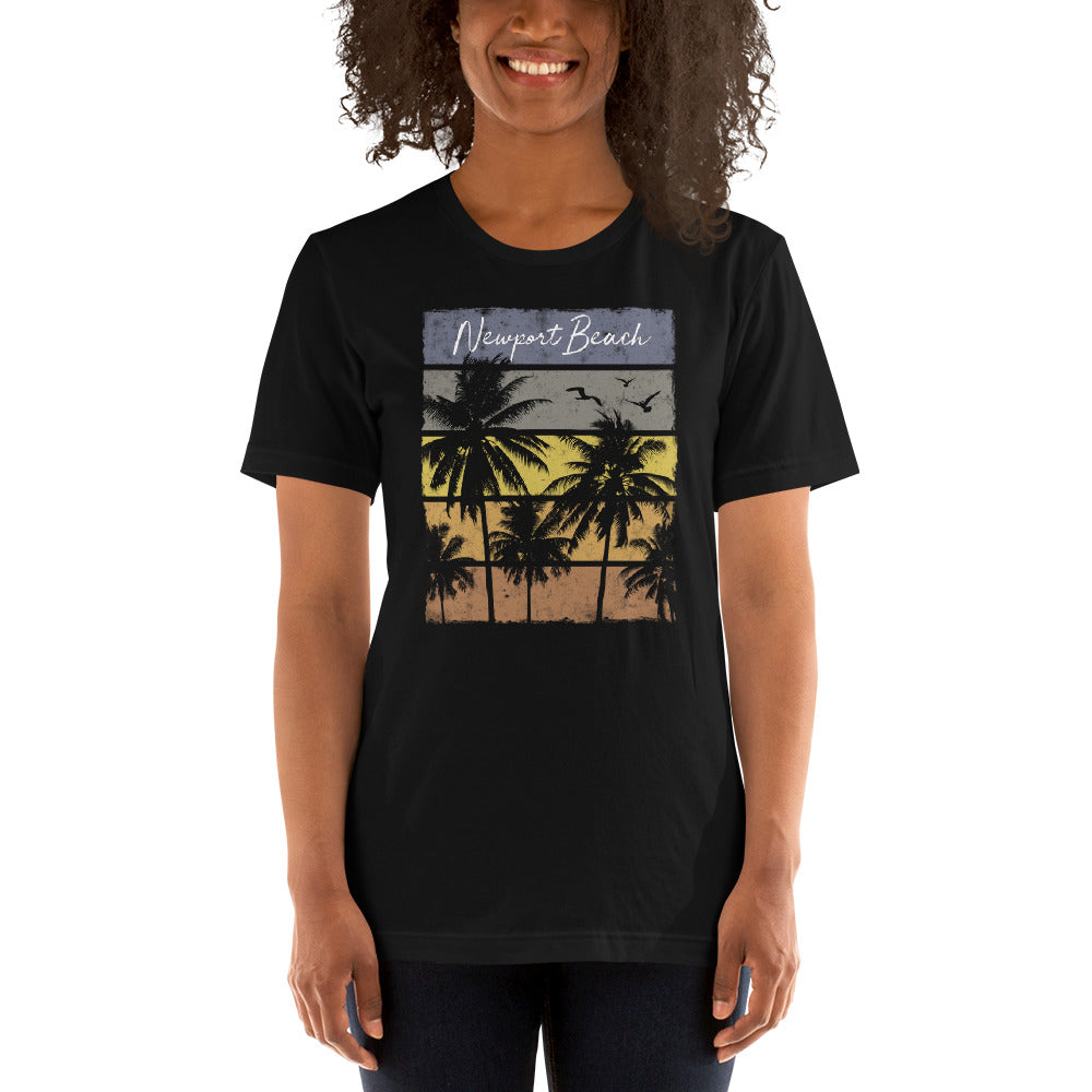 Retro Newport Beach California Vacation Souvenir Unisex T-Shirt