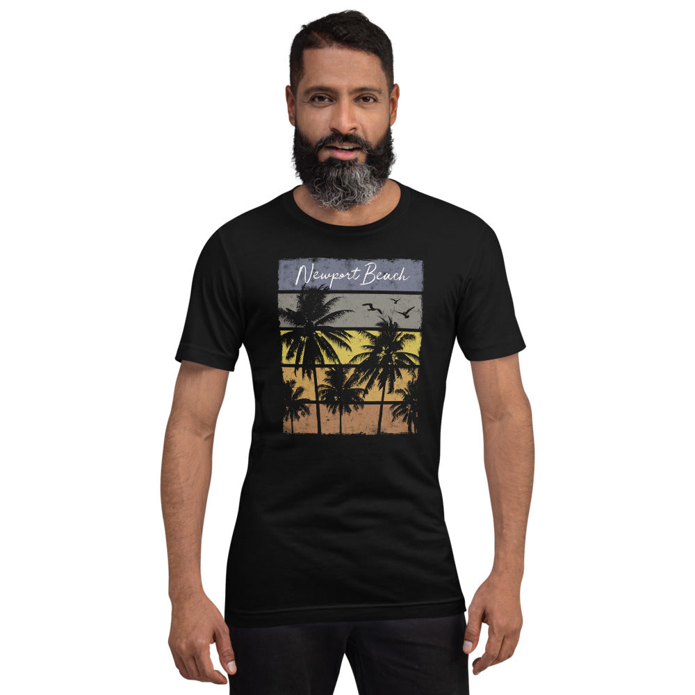 Retro Newport Beach California Vacation Souvenir Unisex T-Shirt