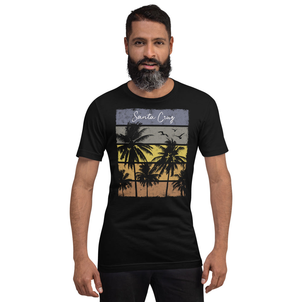 Retro Santa Cruz California Beach Vacation Souvenir Unisex T-Shirt