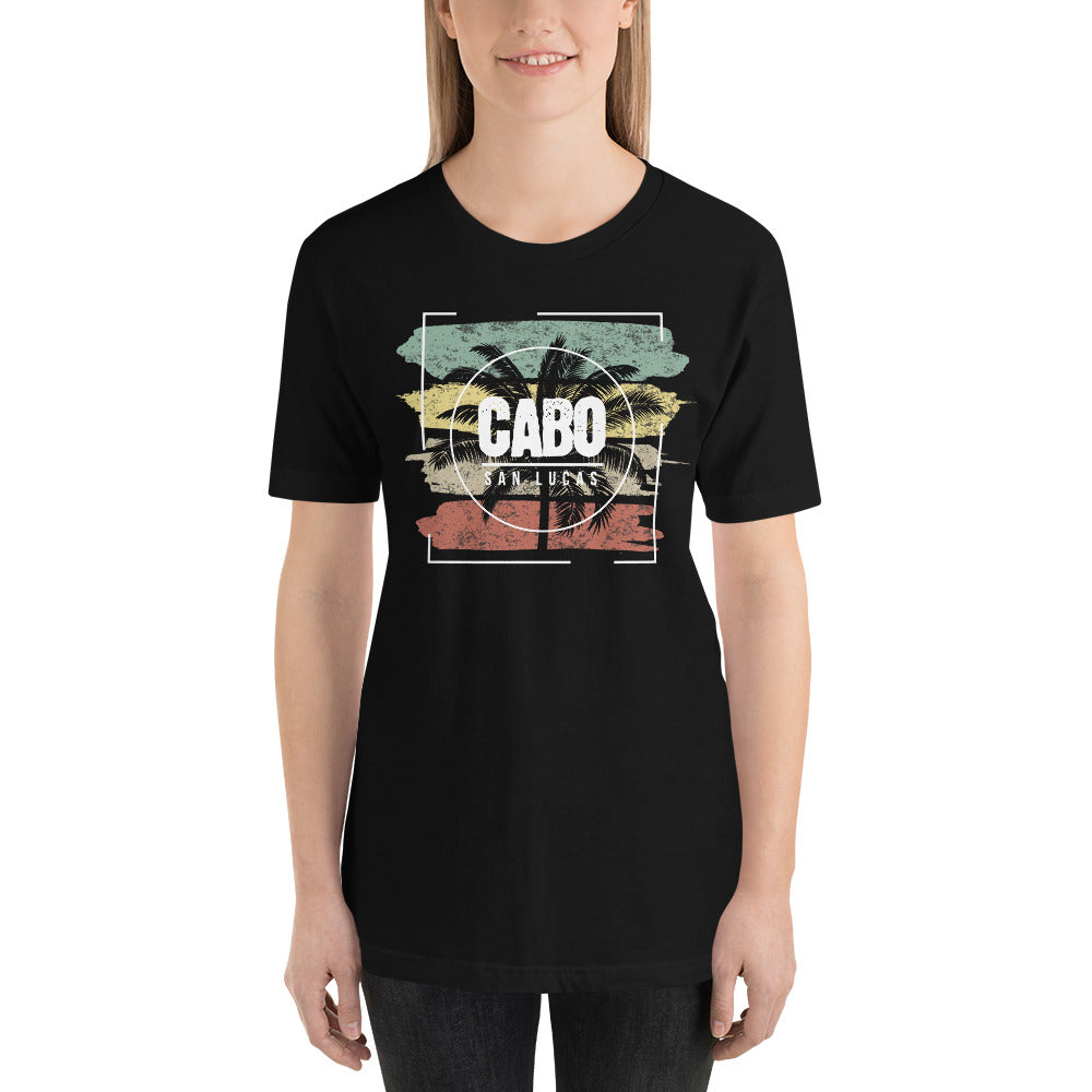 Cool Cabo San Lucas Mexico Beach Palm Tree Vacation Souvenir Unisex T-Shirt