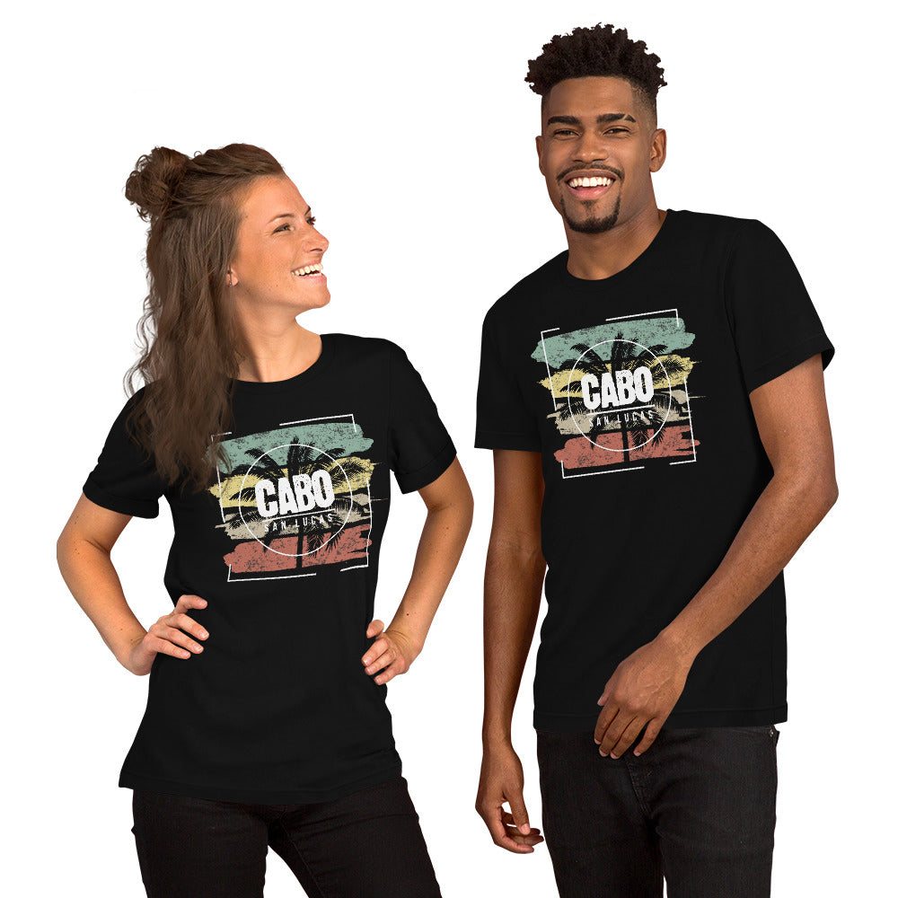 Cool Cabo San Lucas Mexico Beach Palm Tree Vacation Souvenir Unisex T-Shirt