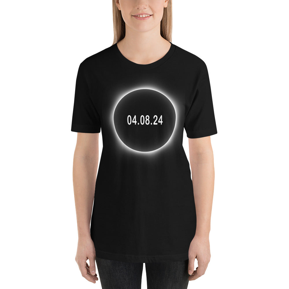 2024 Solar Eclipse Souvenir Memento April 8 Unisex T-Shirt