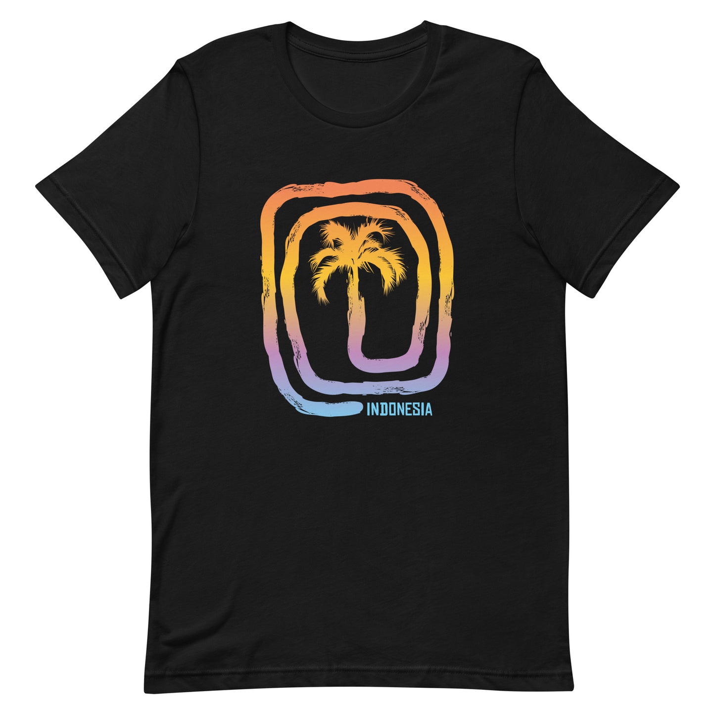 Cool Indonesia Beach Palm Tree Vacation Souvenir Unisex T-Shirt