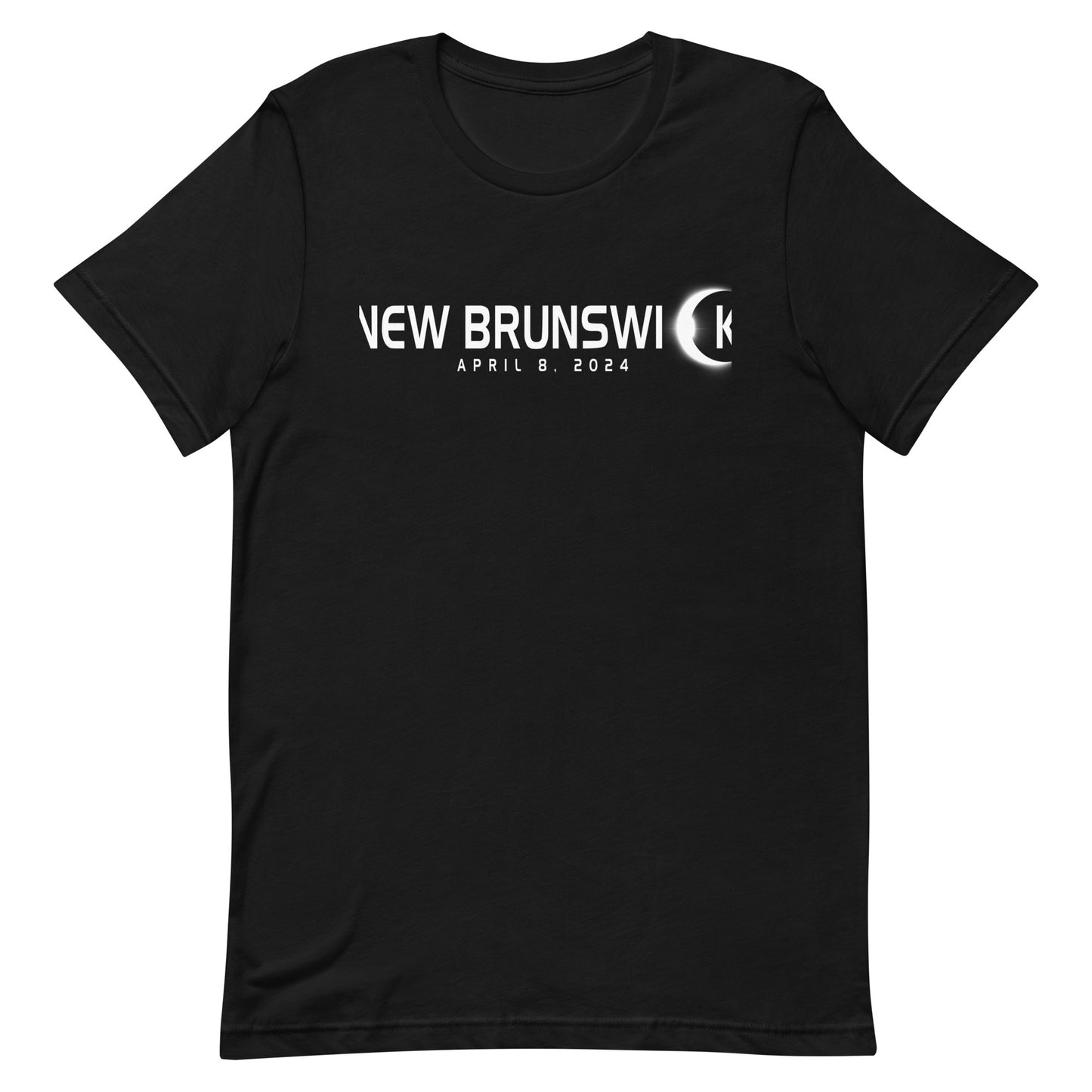 New Brunswick Canada Eclipse Souvenir April 8th 2024 Unisex T-Shirt