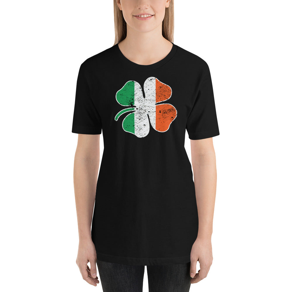 St. Patrick's Day Irish Flag Clover Shamrock Unisex T-Shirt