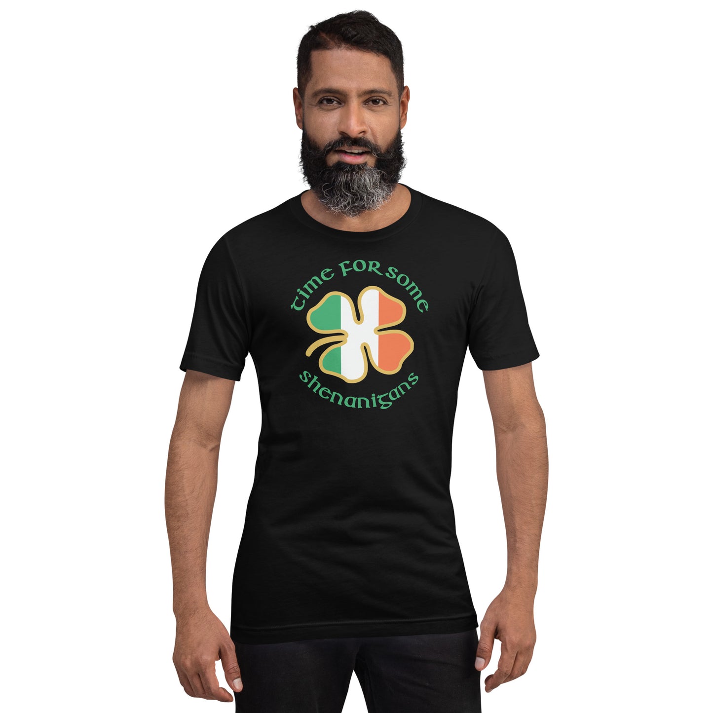 Funny Time For Some Shenanigans Irish Flag St. Patrick's Day Unisex T-Shirt