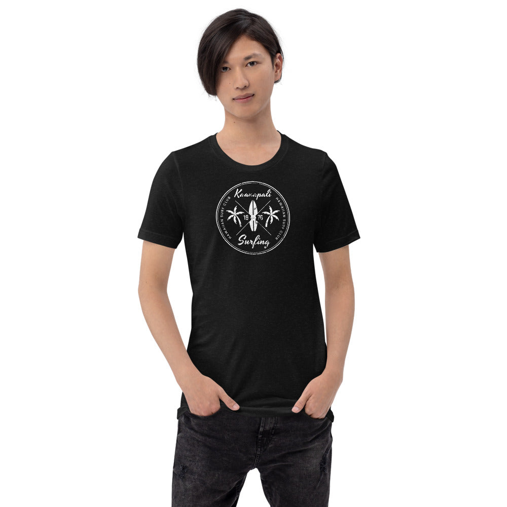 Retro Kaanapali Maui Hawaii Surfing Fan Beach Unisex T-Shirt