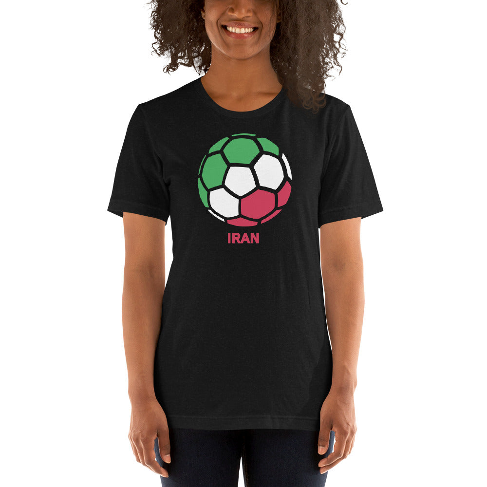 Iran National Soccer Team Football Country Flag Pride Unisex T-Shirt
