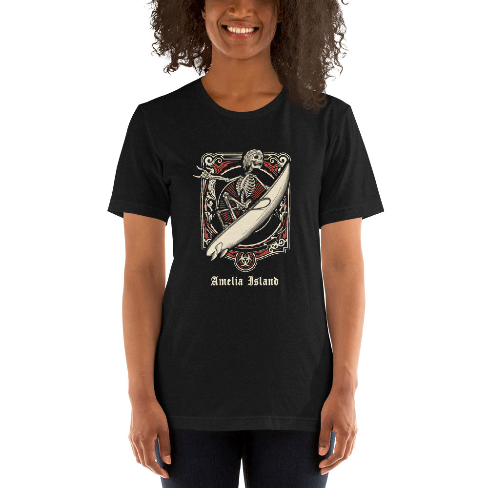 Cool Amelia Island Florida Surfing Fan Surfer Unisex T-Shirt