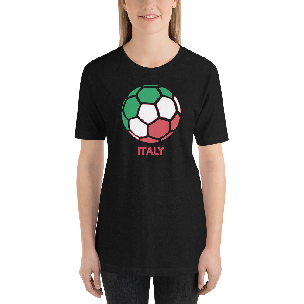 Italy National Soccer Team Football Country Flag Pride Unisex T-Shirt