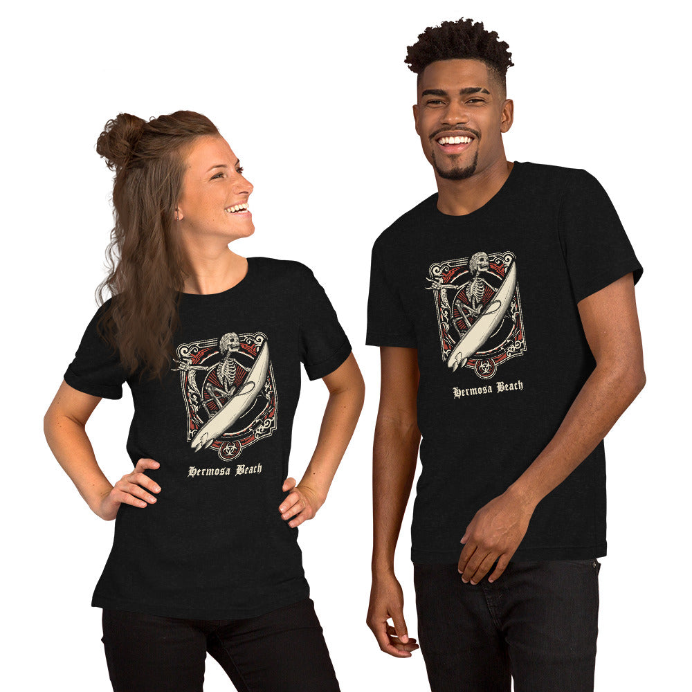 Cool Hermosa Beach California Surfing Fan Surfer Unisex T-Shirt