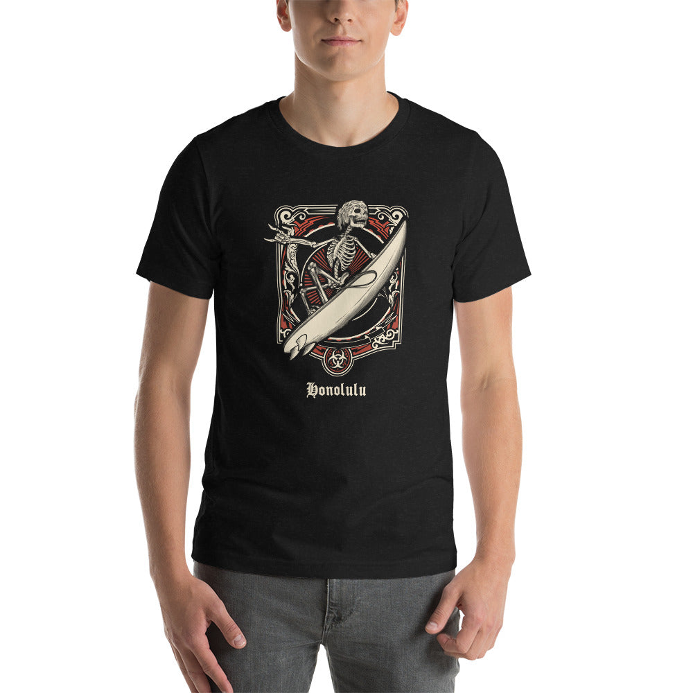 Cool Honolulu Oahu Hawaii Surfing Fan Surfer Unisex T-Shirt
