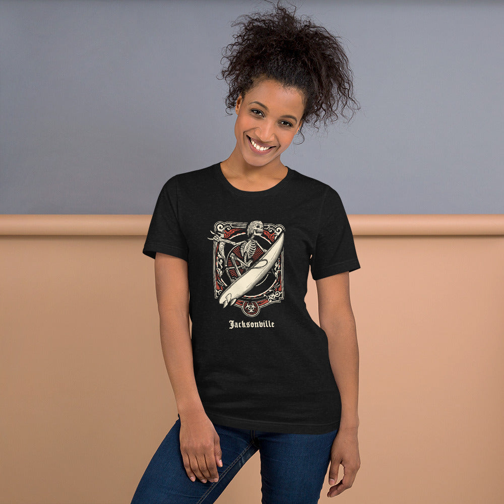 Cool Jacksonville Florida Surfing Fan Surfer Unisex T-Shirt