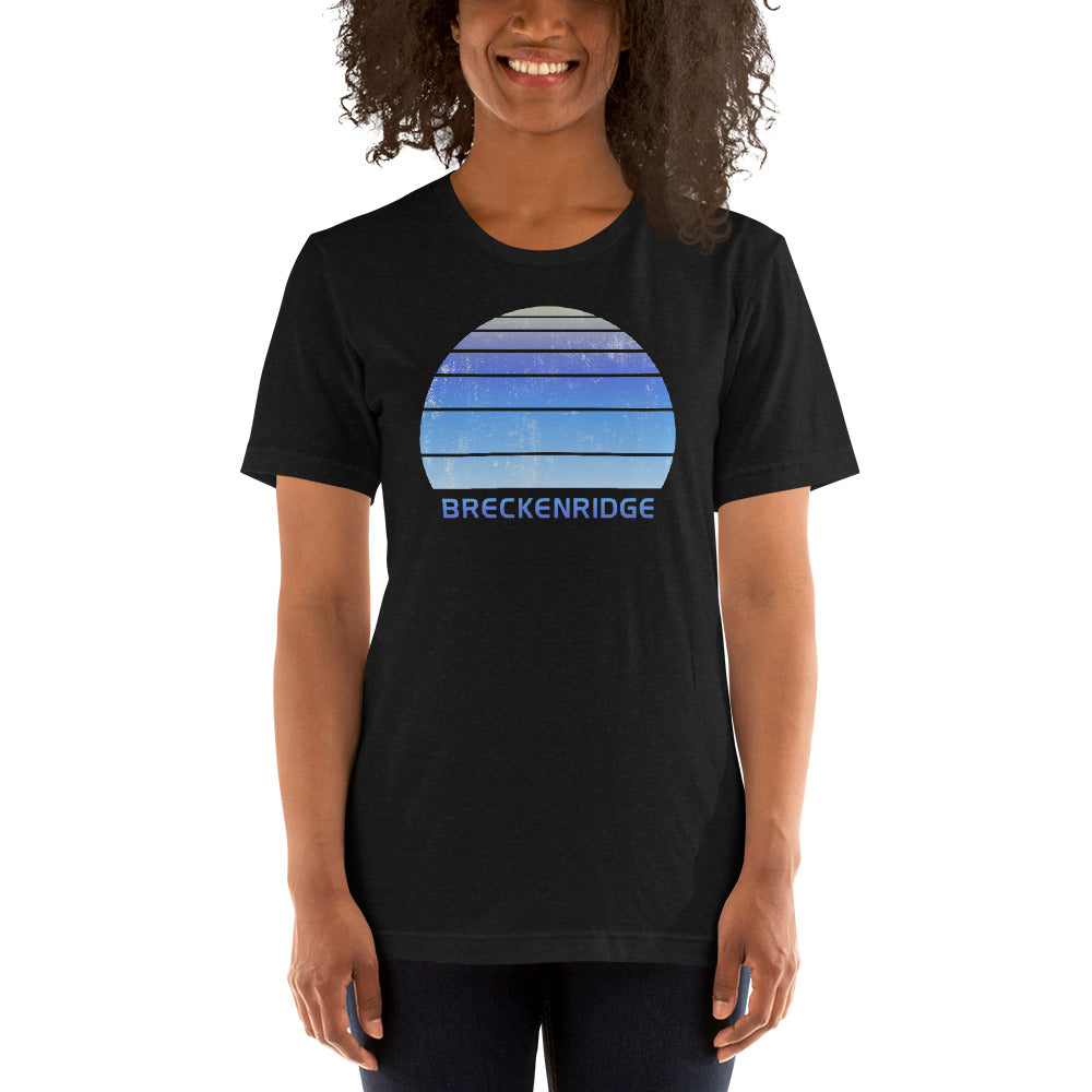 Retro Breckenridge Colorado Ski Skiing Fan Unisex T-Shirt