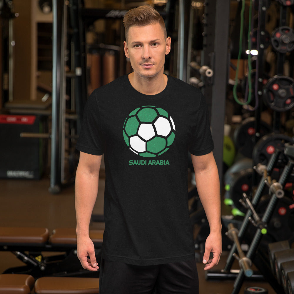 Saudi Arabia National Soccer Team Football Country Flag Pride Unisex T-Shirt