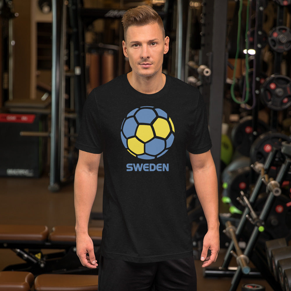 Sweden National Soccer Team Football Country Flag Pride Unisex T-Shirt