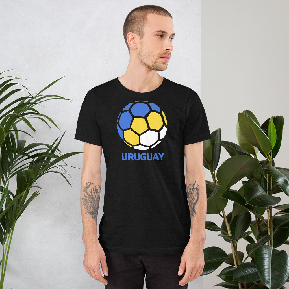 Uruguay National Soccer Team Football Country Flag Pride Unisex T-Shirt