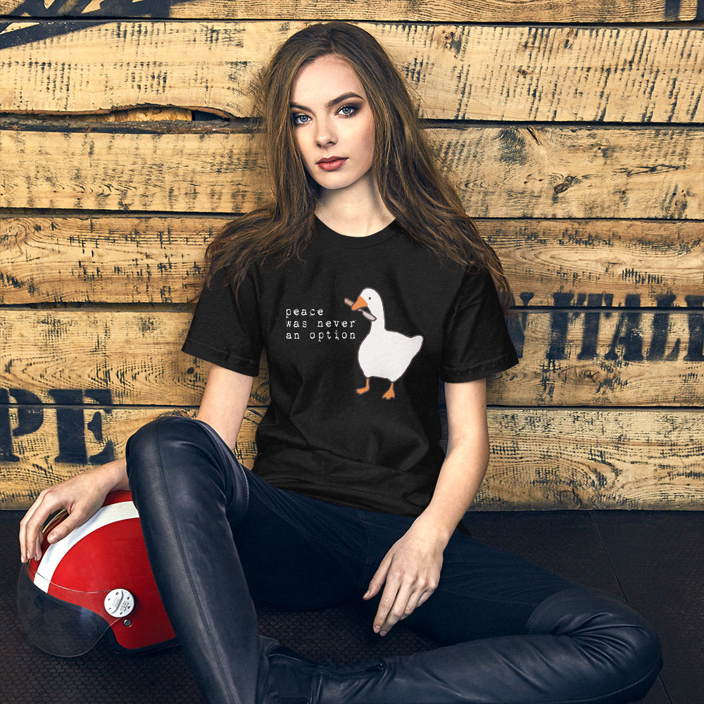 Untitled Goose Slogan Gamer Video Game Fan Unisex T-Shirt