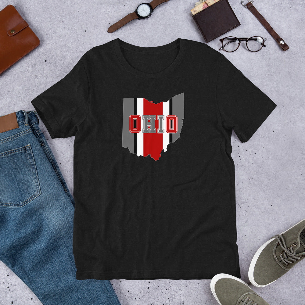 Retro State Of Ohio Cool Native Fan Unisex T-Shirt