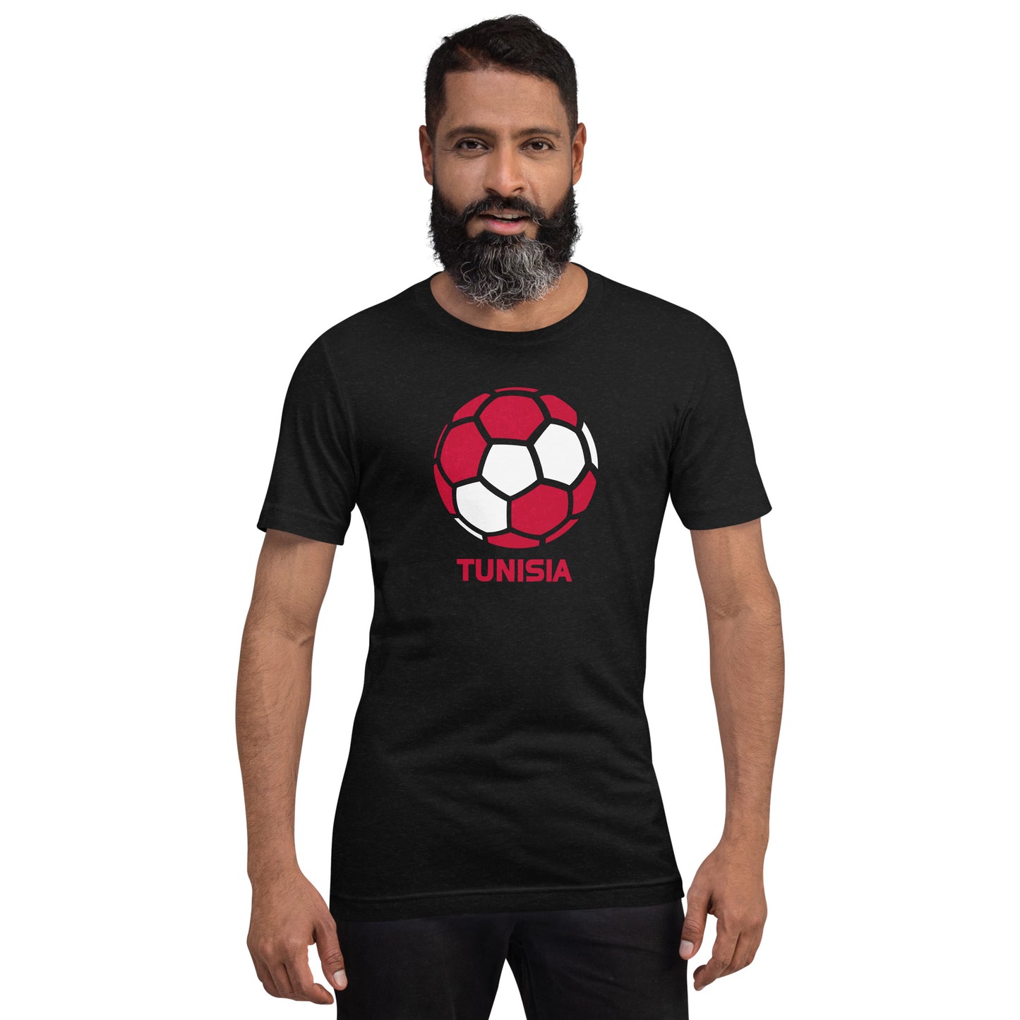 Tunisia National Soccer Team Football Country Flag Pride Unisex T-Shirt