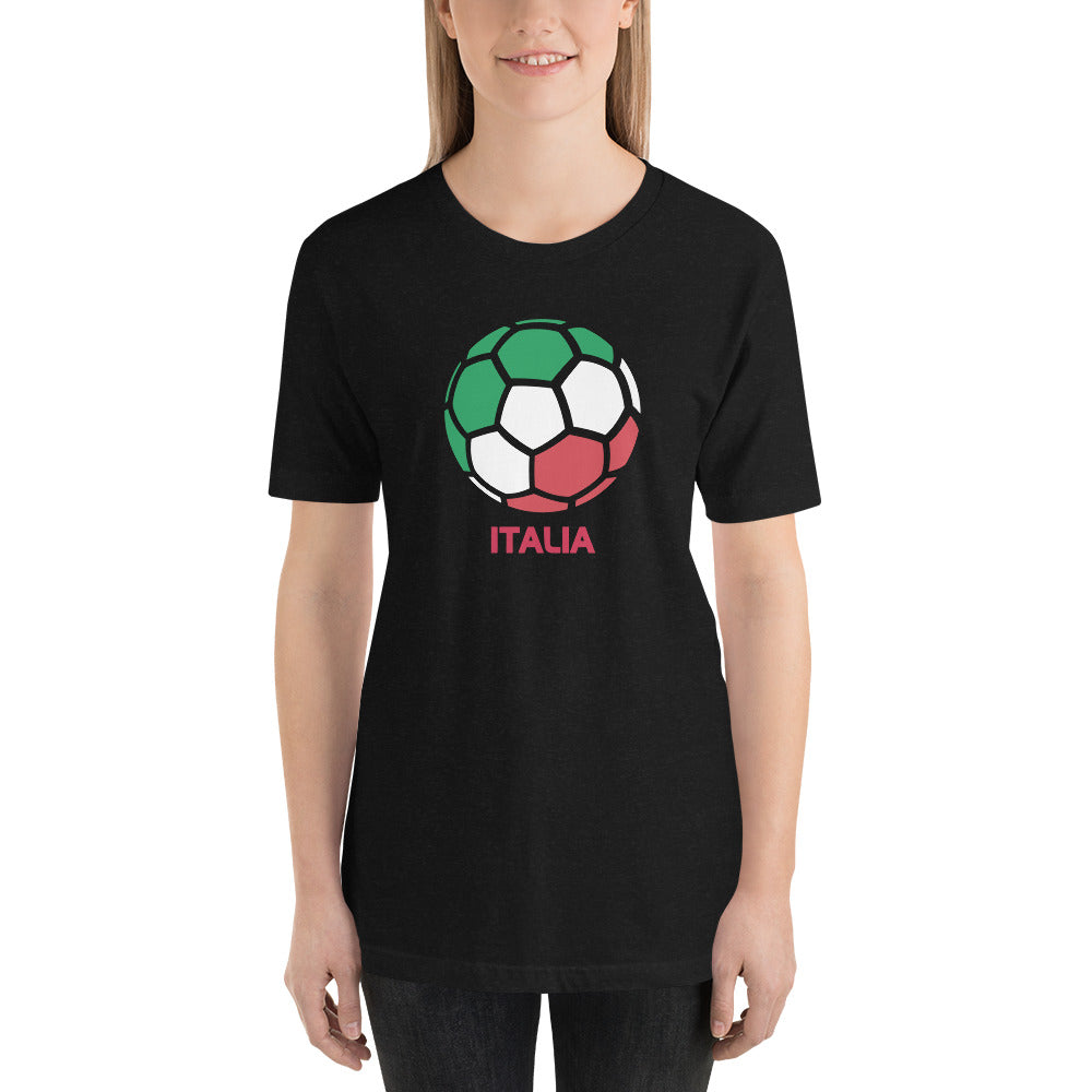 Italia National Soccer Team Football Country Flag Pride Unisex T-Shirt