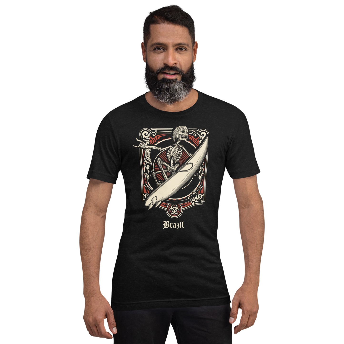 Cool Brazil Surfing Fan Surfer Unisex T-Shirt