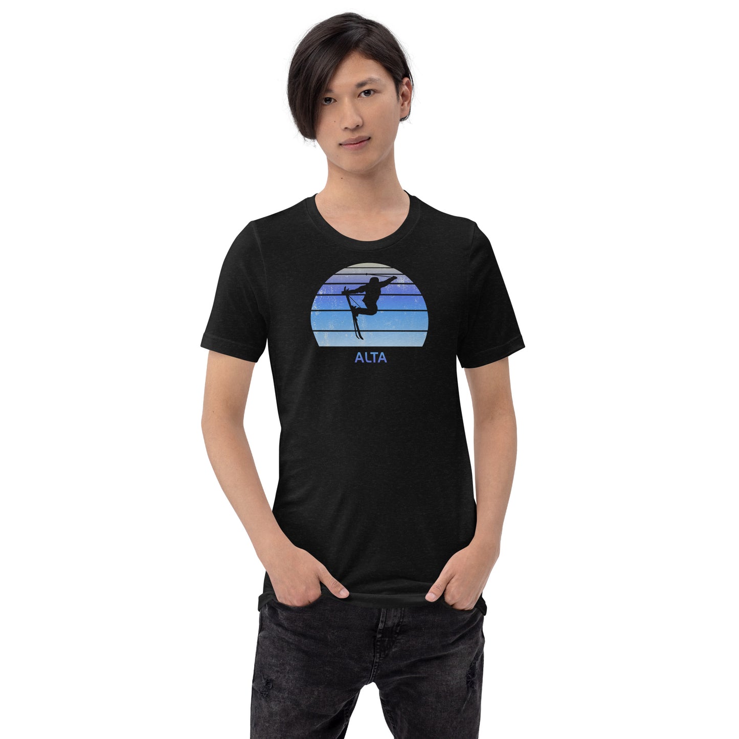 Retro Alta Utah Snowboarding Fan Unisex T-Shirt