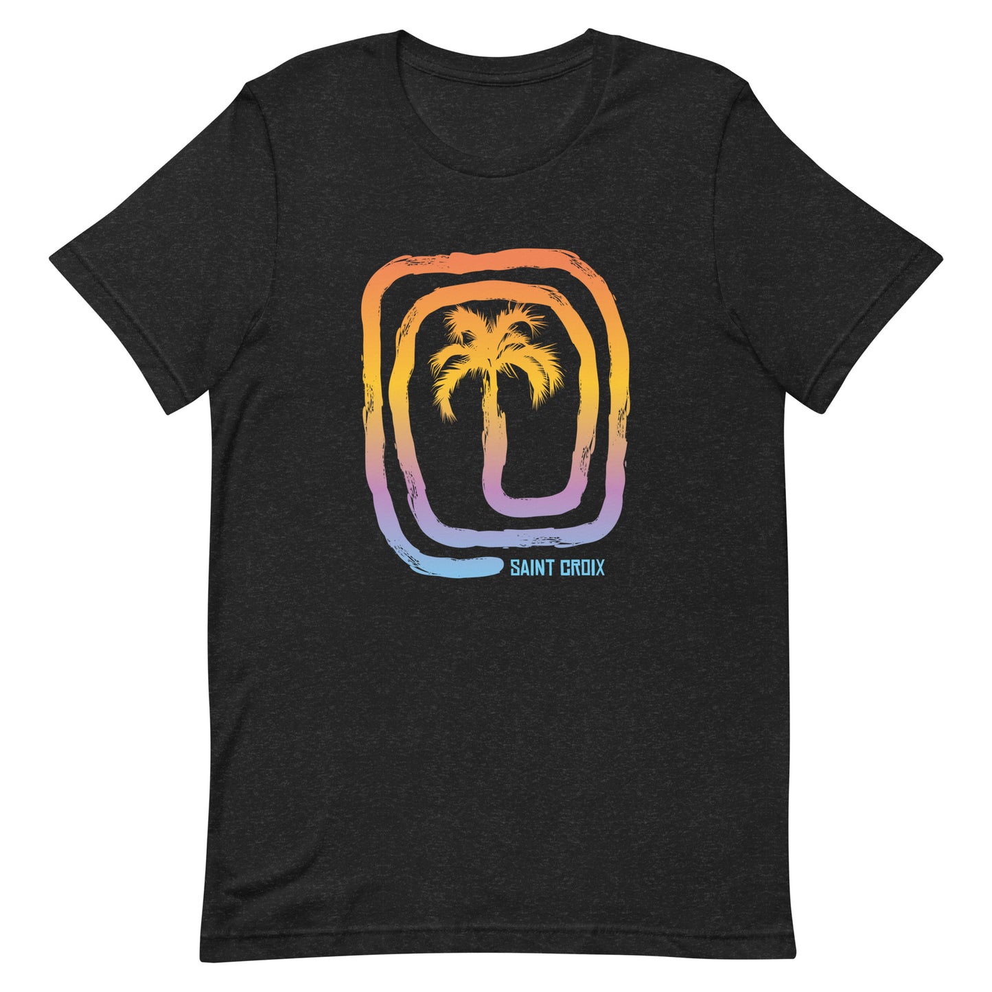 Cool Saint Croix Beach Palm Tree Vacation Souvenir Unisex T-Shirt