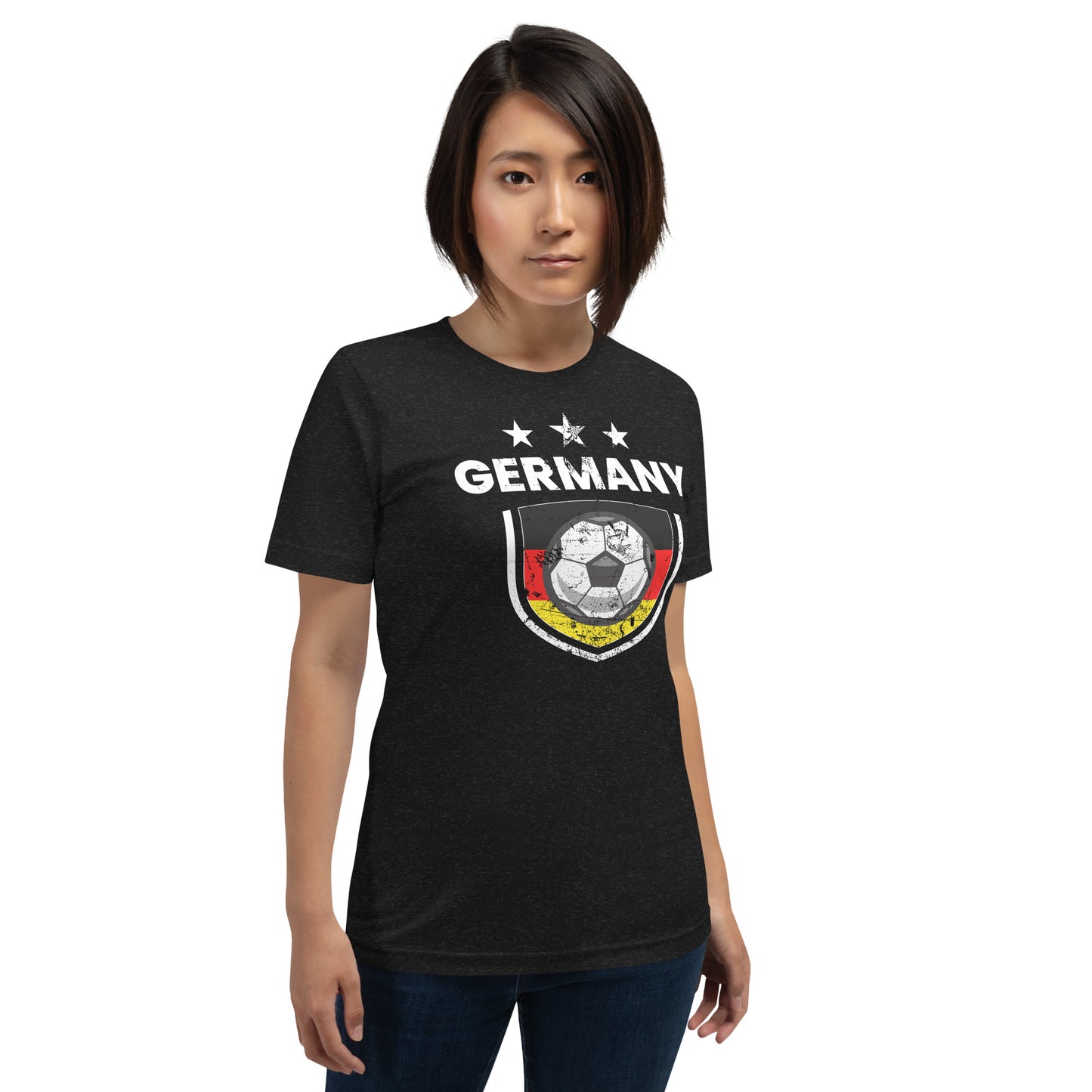 Retro Germany Soccer Team Football Fan Country Deutschland German Flag Unisex T-Shirt