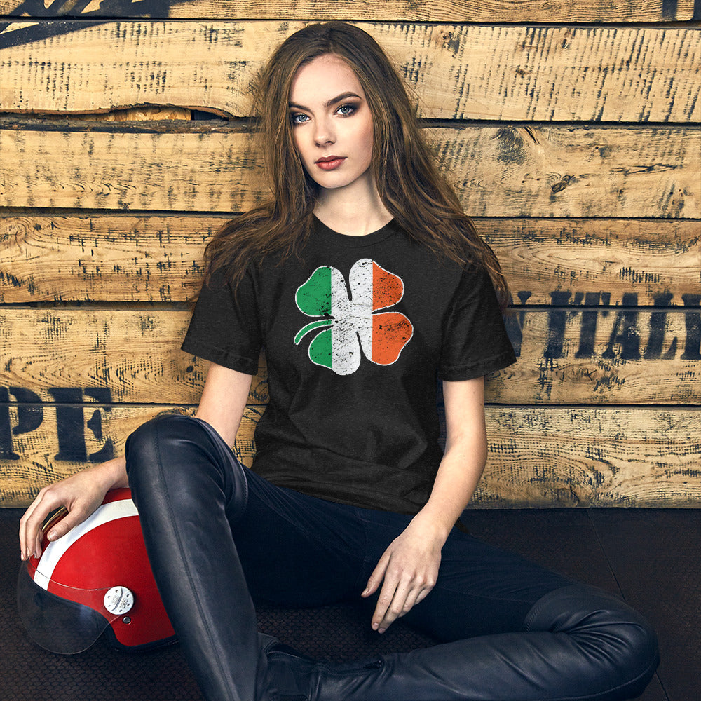 St. Patrick's Day Irish Flag Clover Shamrock Unisex T-Shirt