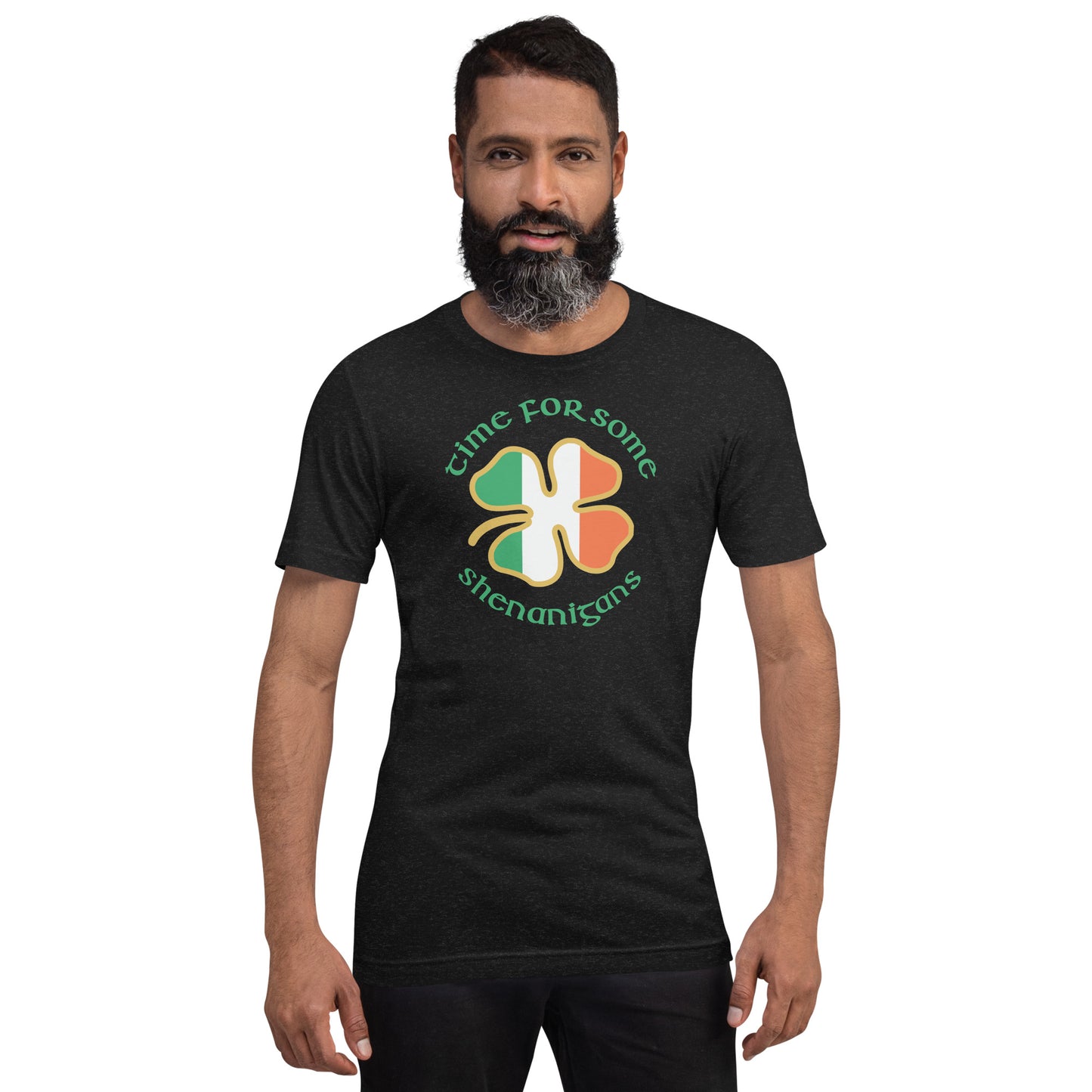 Funny Time For Some Shenanigans Irish Flag St. Patrick's Day Unisex T-Shirt