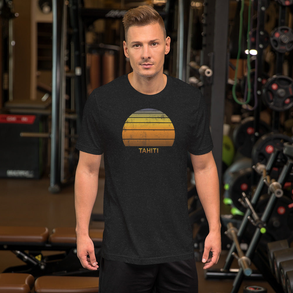 Retro Tahiti French Polynesia Vacation Souvenir Unisex T-Shirt
