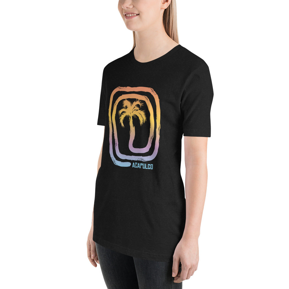 Cool Acapulco Mexico Palm Souvenir Vacation Tree Unisex T-Shirt