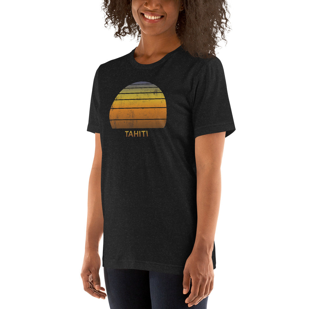 Retro Tahiti French Polynesia Vacation Souvenir Unisex T-Shirt