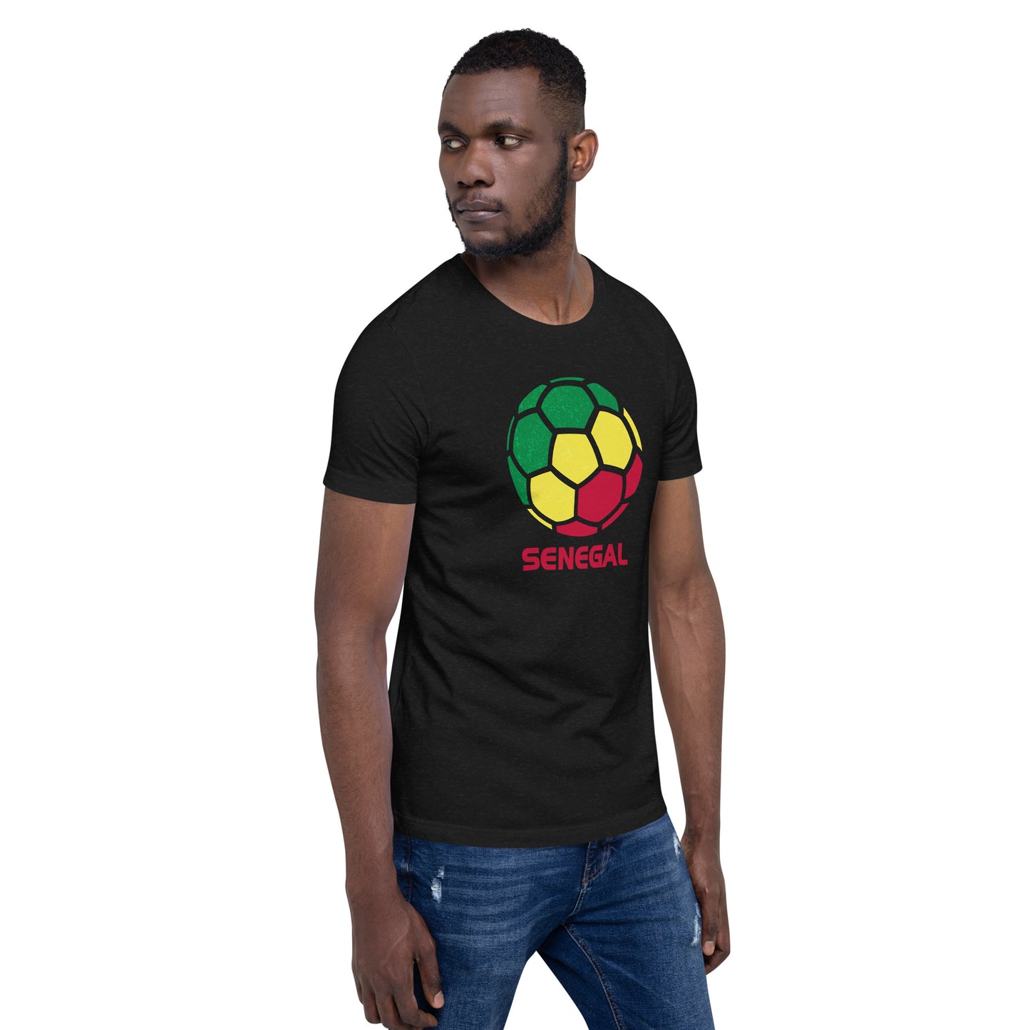 Senegal National Soccer Team Football Country Flag Pride Unisex T-Shirt