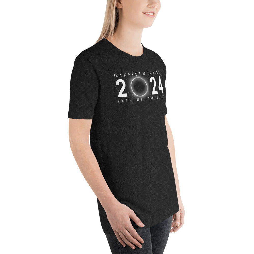 Solar Eclipse Oakfield Maine April 8 2024 Unisex T-Shirt